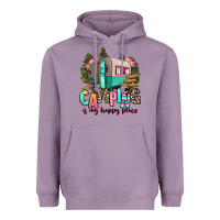 Lavender camping is my happy place Heavyweight Hoodie - RanaPortraitStore