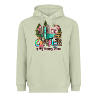 Matcha camping is my happy place Heavyweight Hoodie - RanaPortraitStore