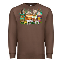 Chestnut goats coffee cups Premium Sweatshirt - Zillion Design Studio