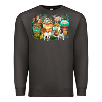 Smoke goats coffee cups Premium Sweatshirt - Zillion Design Studio