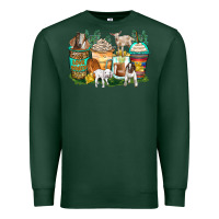 Sports Green goats coffee cups Premium Sweatshirt - Zillion Design Studio