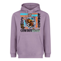 Lavender western cowboy wild west Heavyweight Hoodie - texasbilliewilder