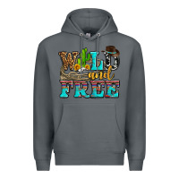 Rock wild and free with cactus Premium Hoodie - AdoDesignShop
