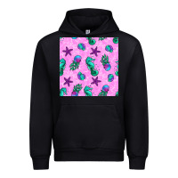 Black summer ocean seamless pattern Urban Hoodie - BundleAndBundleShop