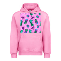 Fuchsia Pink summer ocean seamless pattern Urban Hoodie - BundleAndBundleShop