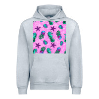 Heather Grey summer ocean seamless pattern Urban Hoodie - BundleAndBundleShop