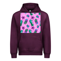 Mauve Wine summer ocean seamless pattern Urban Hoodie - BundleAndBundleShop