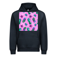 Navy summer ocean seamless pattern Urban Hoodie - BundleAndBundleShop