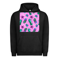 Pigment Black summer ocean seamless pattern Urban Hoodie - BundleAndBundleShop