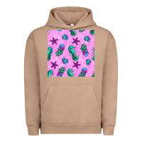 Pigment Burro summer ocean seamless pattern Urban Hoodie - BundleAndBundleShop