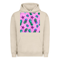 Pigment French Oak summer ocean seamless pattern Urban Hoodie - BundleAndBundleShop
