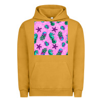 Pigment Peanut Butter summer ocean seamless pattern Urban Hoodie - BundleAndBundleShop