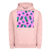 Pigment Salmon summer ocean seamless pattern Urban Hoodie - BundleAndBundleShop
