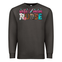Smoke wife mom nurse Premium Sweatshirt - texasbilliewilder
