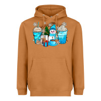 Meerkat winter snowman coffee cups Heavyweight Hoodie - Zillion Design Studio