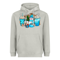 Moon Dust winter snowman coffee cups Heavyweight Hoodie - Zillion Design Studio