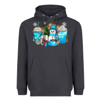 Smoke winter snowman coffee cups Heavyweight Hoodie - Zillion Design Studio