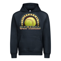 Navy softball rainbow Urban Hoodie - JahusDesignShop