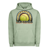 Pigment Oil Green softball rainbow Urban Hoodie - JahusDesignShop