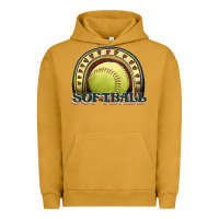 Pigment Peanut Butter softball rainbow Urban Hoodie - JahusDesignShop