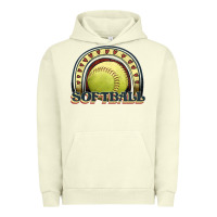 Pigment Pistachio softball rainbow Urban Hoodie - JahusDesignShop