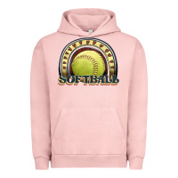 Pigment Salmon softball rainbow Urban Hoodie - JahusDesignShop