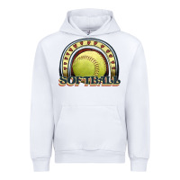 White softball rainbow Urban Hoodie - JahusDesignShop