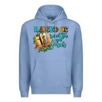 Colony Blue raised on sweet tea and jesus Premium Hoodie - AdoDesignShop