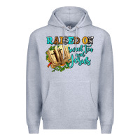 Heather Grey raised on sweet tea and jesus Premium Hoodie - AdoDesignShop