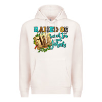 Pale Pink raised on sweet tea and jesus Premium Hoodie - AdoDesignShop