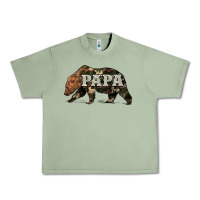 Oil Green bear papa Urban Heavy Tee - Artiststas