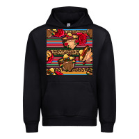 Black mexican gnomes seamless pattern Urban Hoodie - BundleAndBundleShop