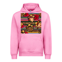 Fuchsia Pink mexican gnomes seamless pattern Urban Hoodie - BundleAndBundleShop