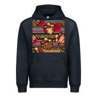 Navy mexican gnomes seamless pattern Urban Hoodie - BundleAndBundleShop