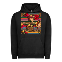 Pigment Black mexican gnomes seamless pattern Urban Hoodie - BundleAndBundleShop