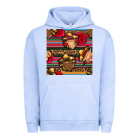 Pigment Grape Ice mexican gnomes seamless pattern Urban Hoodie - BundleAndBundleShop