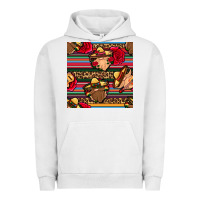Pigment Lunar Rock mexican gnomes seamless pattern Urban Hoodie - BundleAndBundleShop