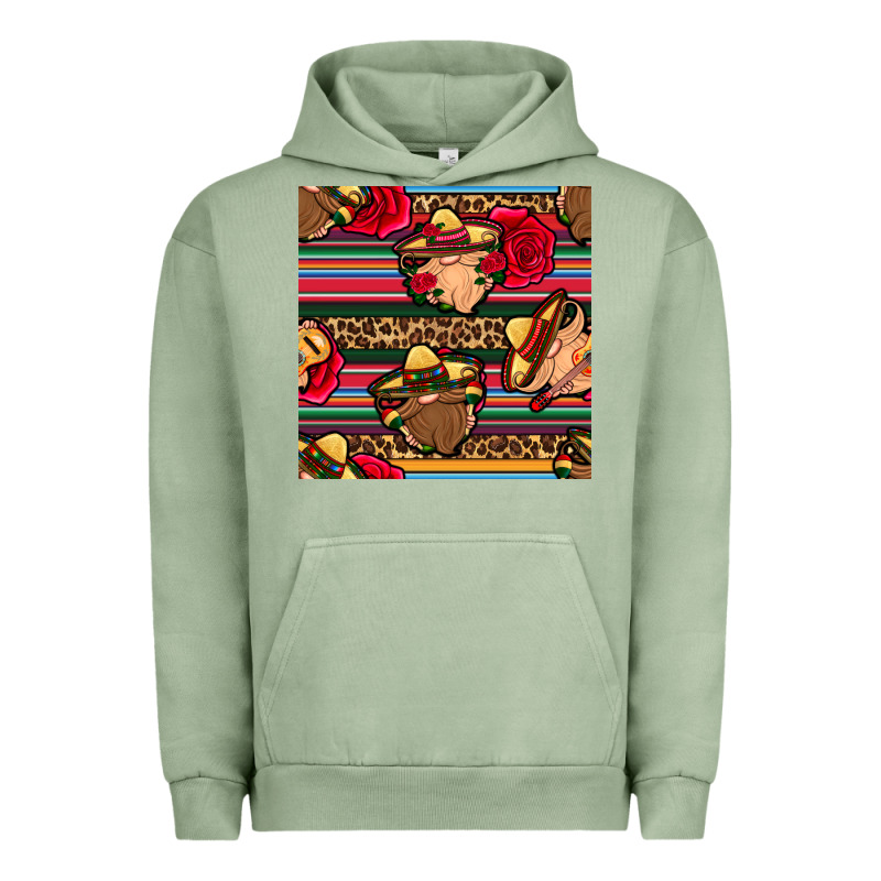 Mexican Gnomes Seamless Pattern Urban Hoodie by BundleAndBundleShop | Teevron