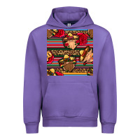 Tulip mexican gnomes seamless pattern Urban Hoodie - BundleAndBundleShop