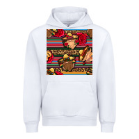 White mexican gnomes seamless pattern Urban Hoodie - BundleAndBundleShop