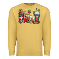 Antique Gold dominican republic coffee cups Premium Sweatshirt - Zillion Design Studio