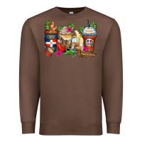 Chestnut dominican republic coffee cups Premium Sweatshirt - Zillion Design Studio