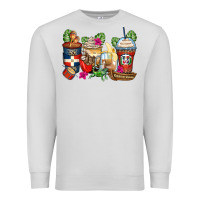 Dove Grey dominican republic coffee cups Premium Sweatshirt - Zillion Design Studio