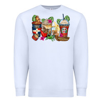White dominican republic coffee cups Premium Sweatshirt - Zillion Design Studio