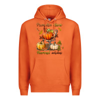 Carrot pumpkin kisses harvest wishes Premium Hoodie - BundleAndBundleShop