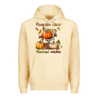 Pina Colada pumpkin kisses harvest wishes Premium Hoodie - BundleAndBundleShop
