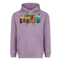 Lavender western rodeo coffee cup Heavyweight Hoodie - texasbilliewilder