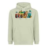 Matcha western rodeo coffee cup Heavyweight Hoodie - texasbilliewilder