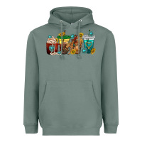 Sage western rodeo coffee cup Heavyweight Hoodie - texasbilliewilder