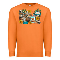 Carrot bull skull coffee cups Premium Sweatshirt - Zillion Design Studio